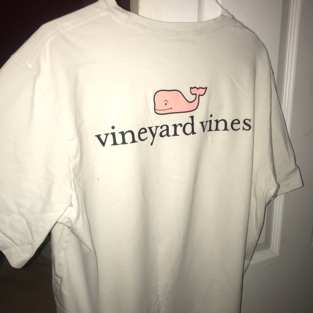 VINEYARD VINES - White logo tee - Men’s small